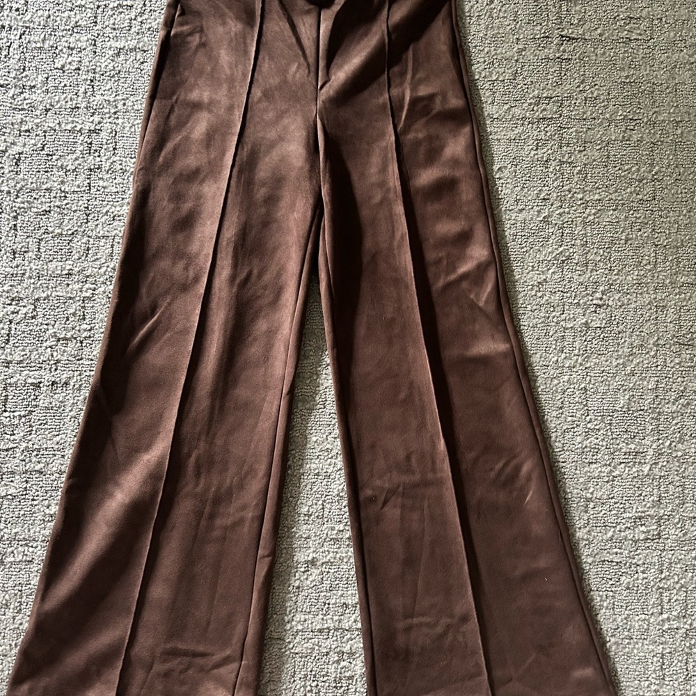 Mango Chocolate Brown Trousers